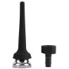 Chisa Novelties Embout de lavement Pointe Black Mont 8 x 1.3cm